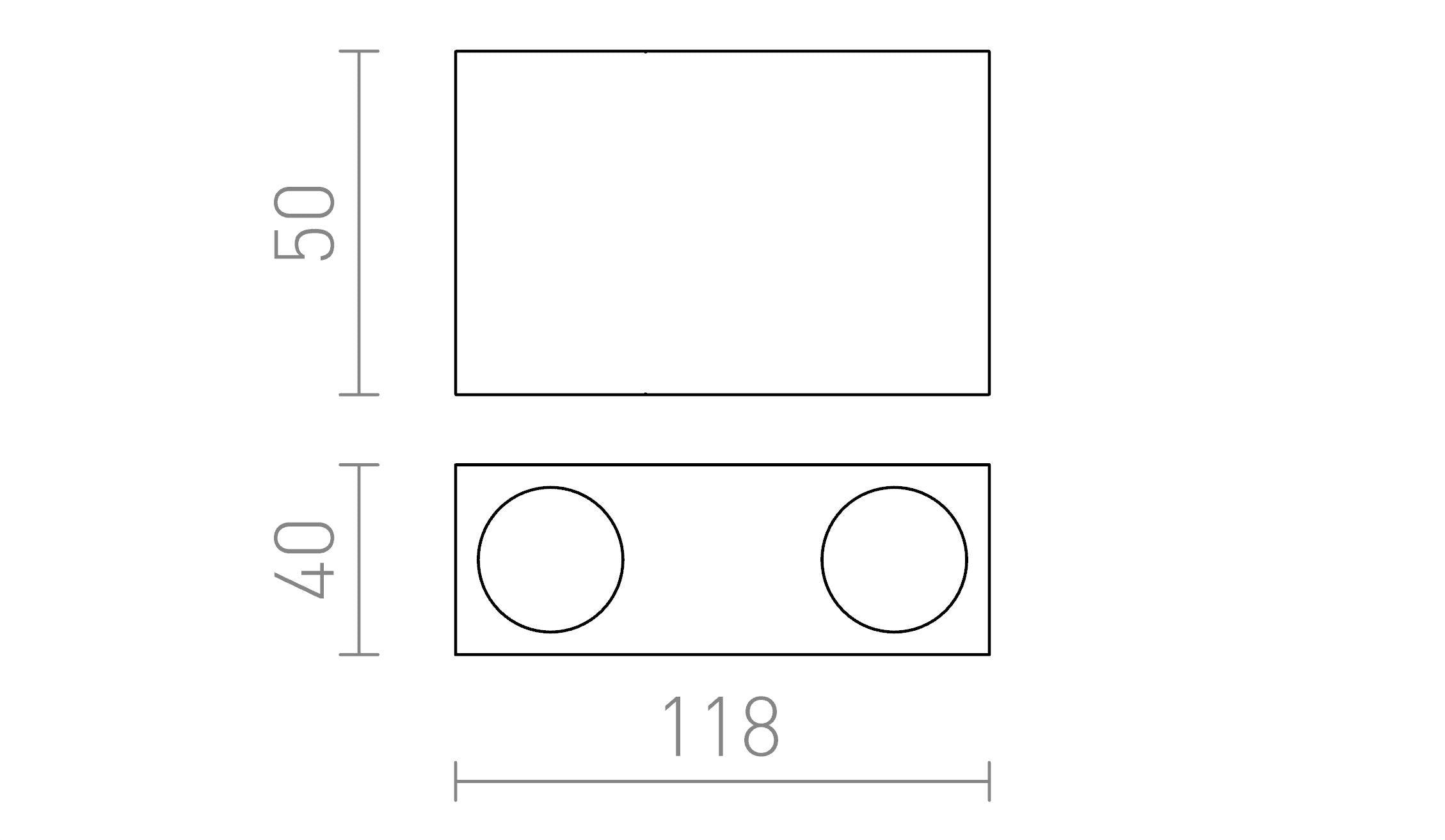MARVEL II Deckenleuchte - Product sketch