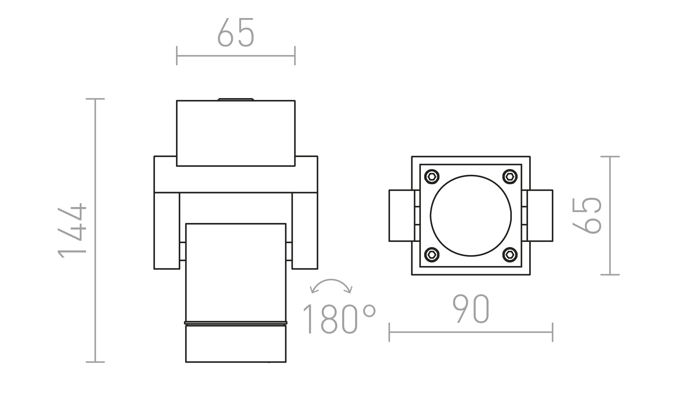 CASSO WITH TILT-FUNCTION - Product sketch