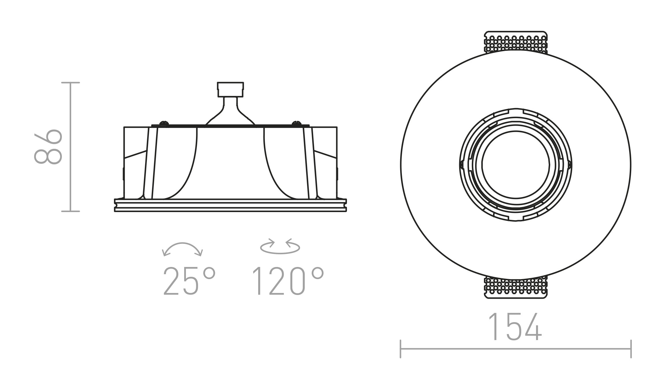 DINGO S WITH TILT-FUNCTION - Product sketch