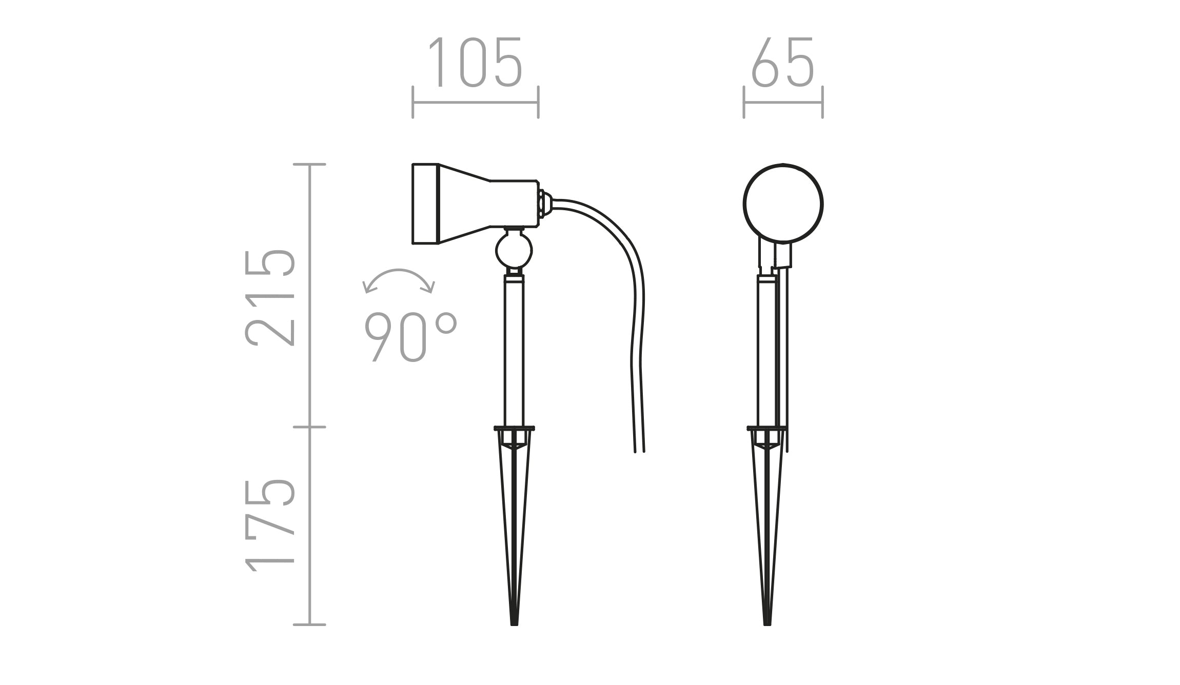 DIREZZA ON SPIKE - Product sketch