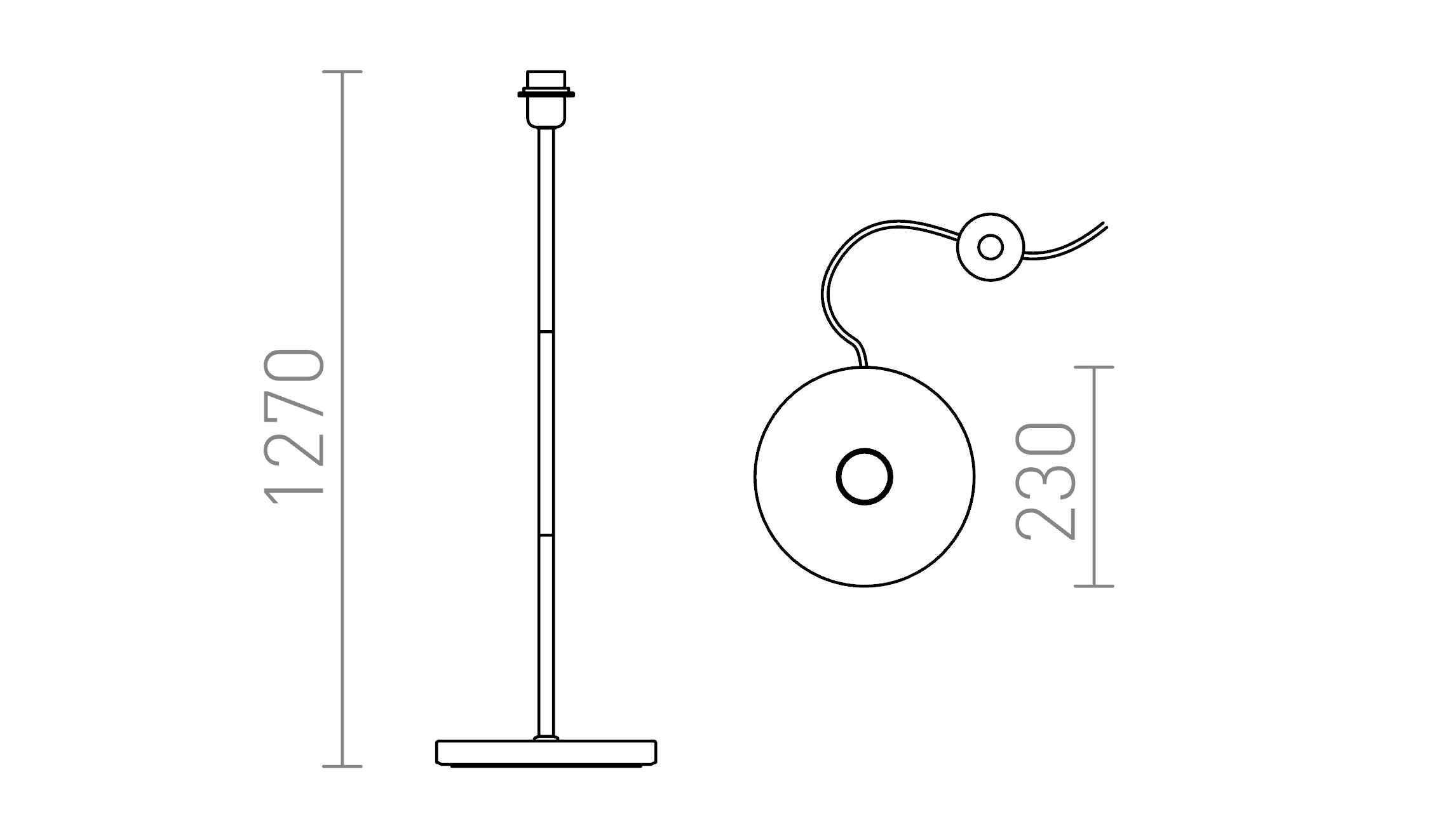 NYC FLOOR BASE - Product sketch