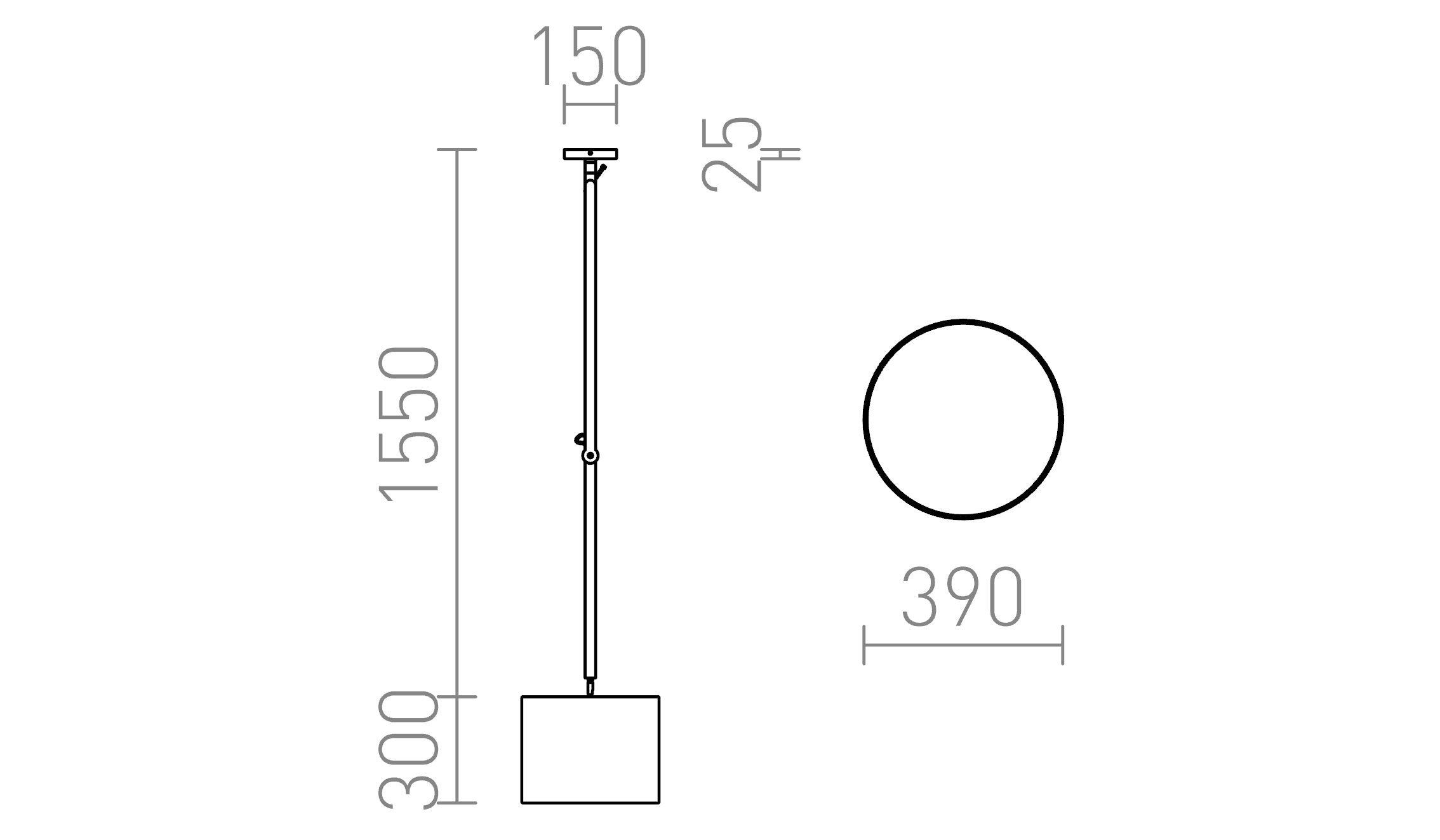 MADISON CEILING - Product sketch