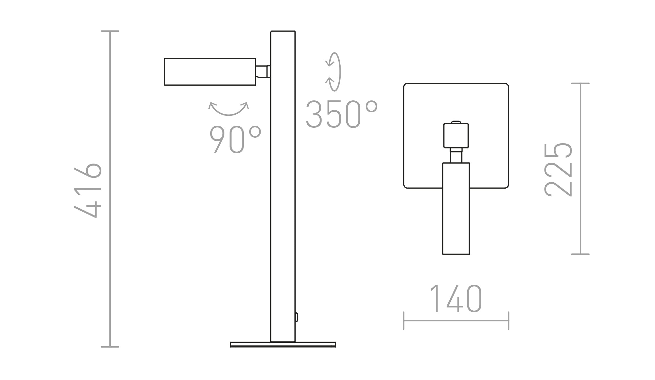 FADO TABLE - Product sketch