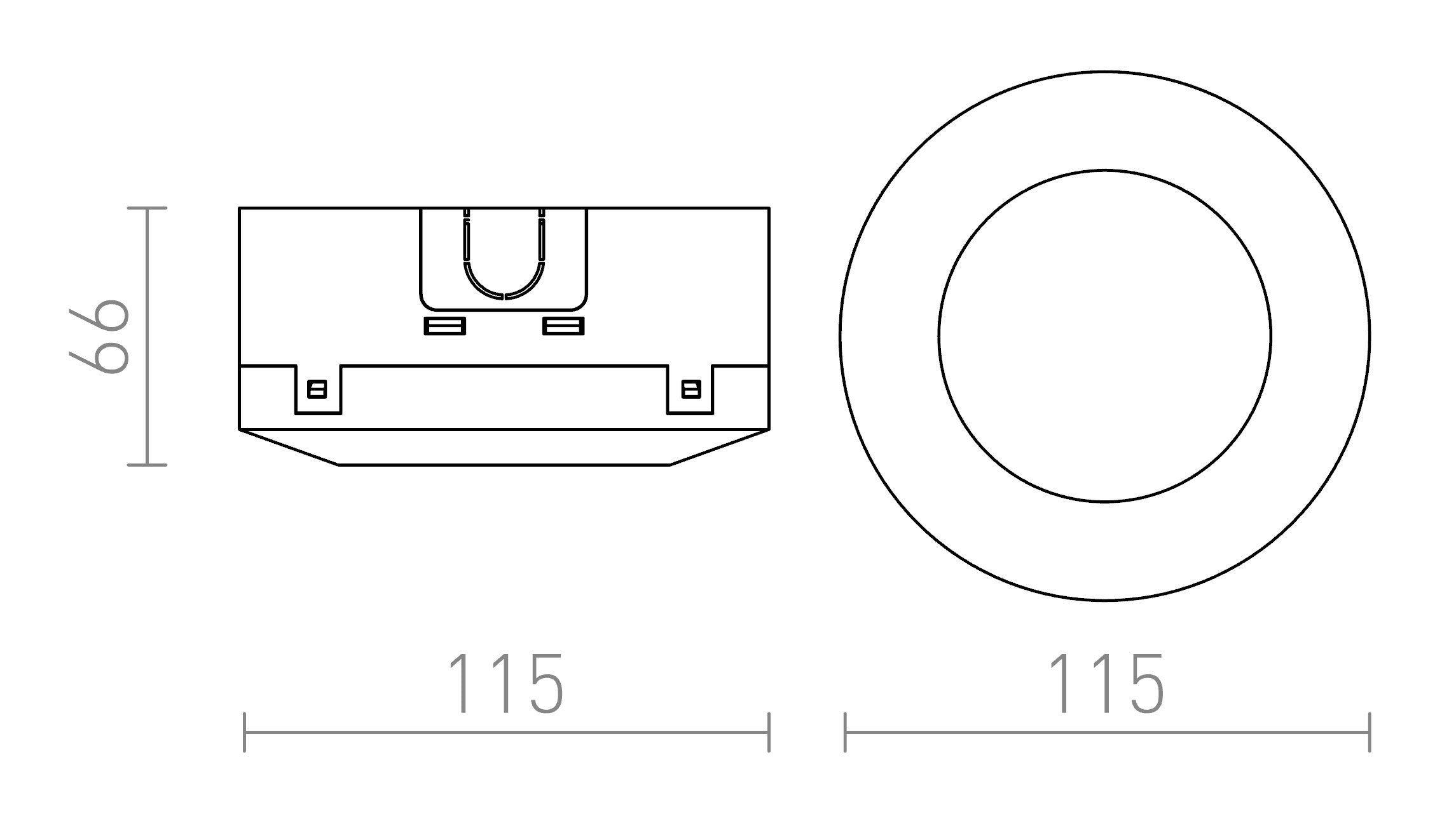 IP-BOX FOR SENSOR - Product sketch