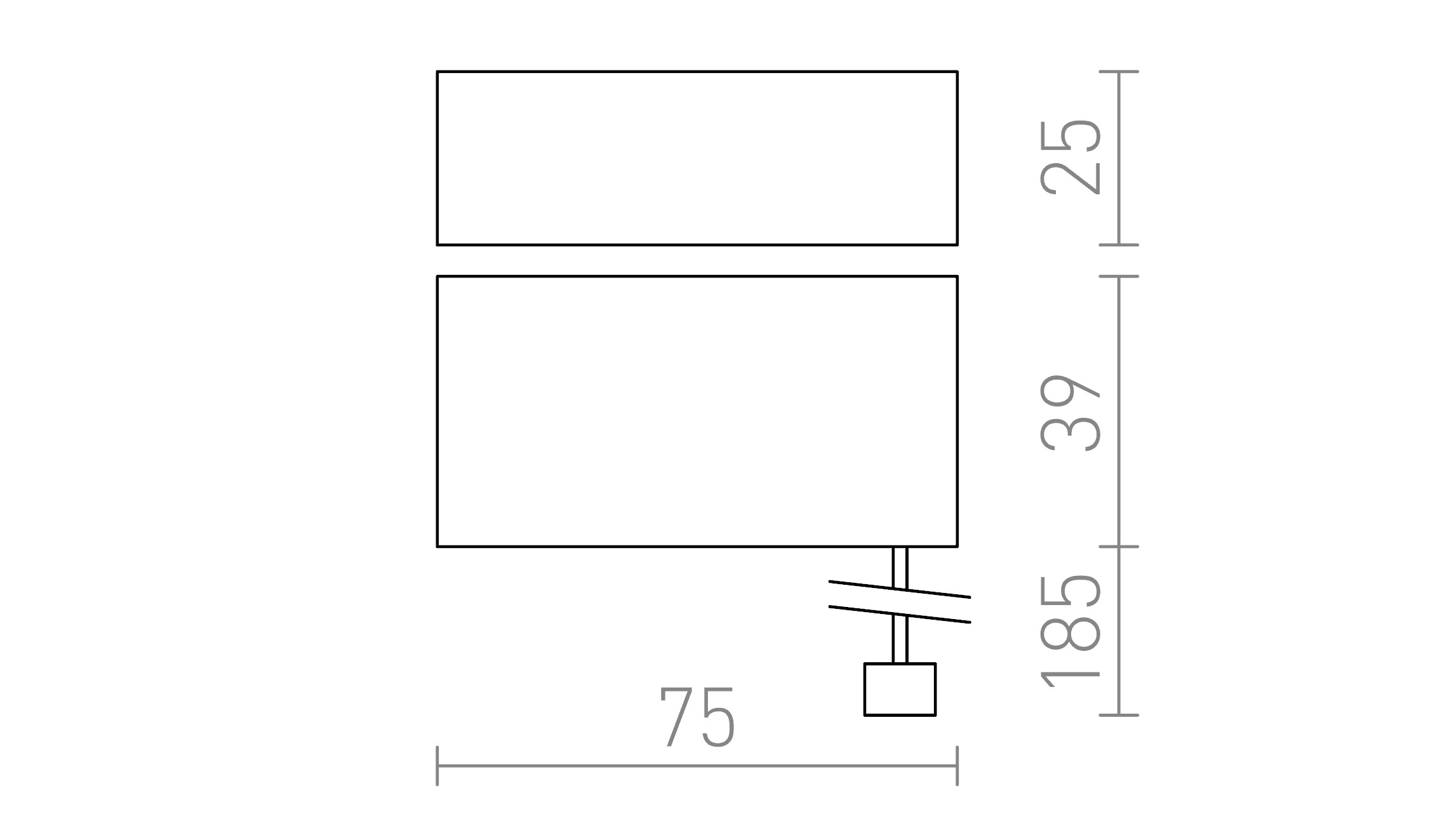 DARK SENSOR 5-50 - Product sketch