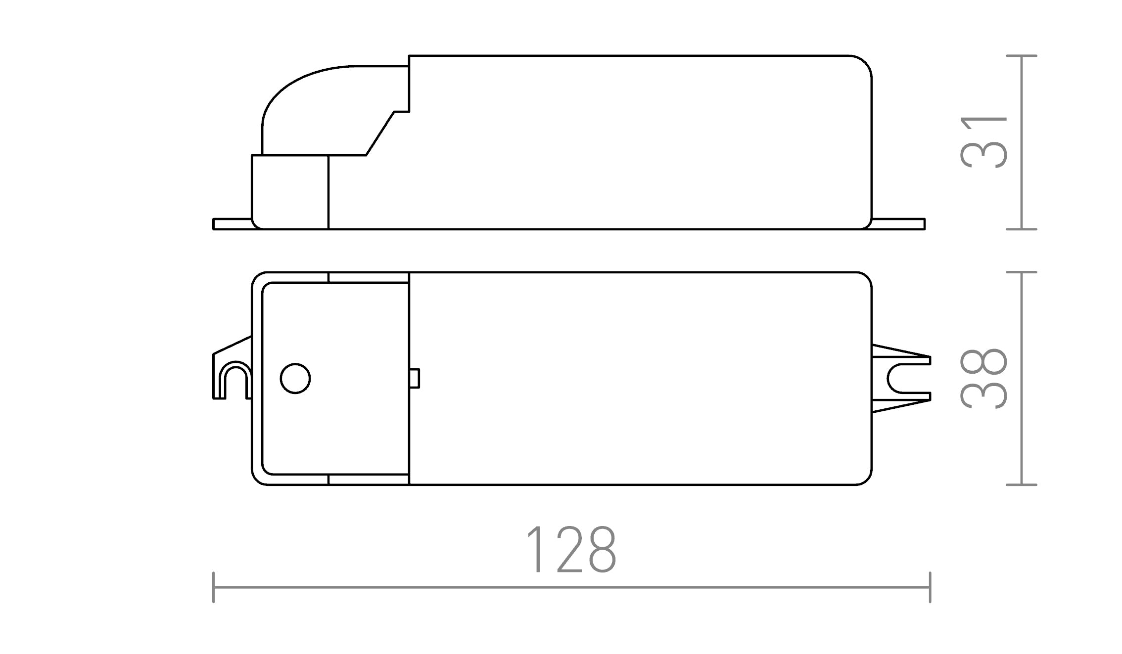 TRANSFORMER 12V 105 - Product sketch