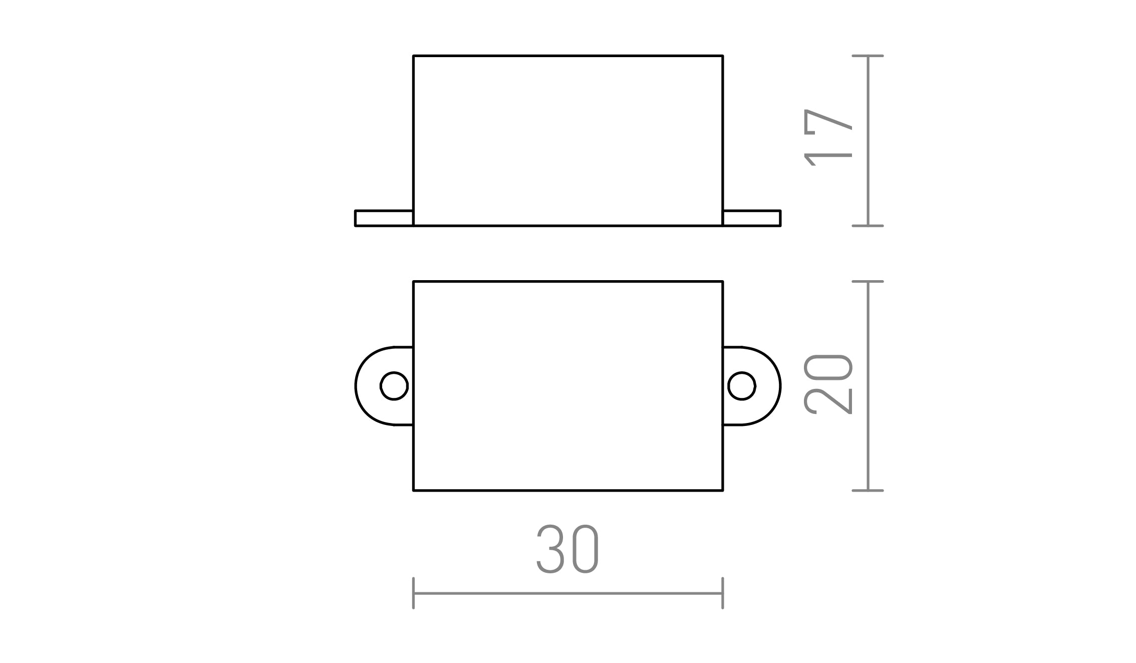 DRIVER 700mA - Product sketch