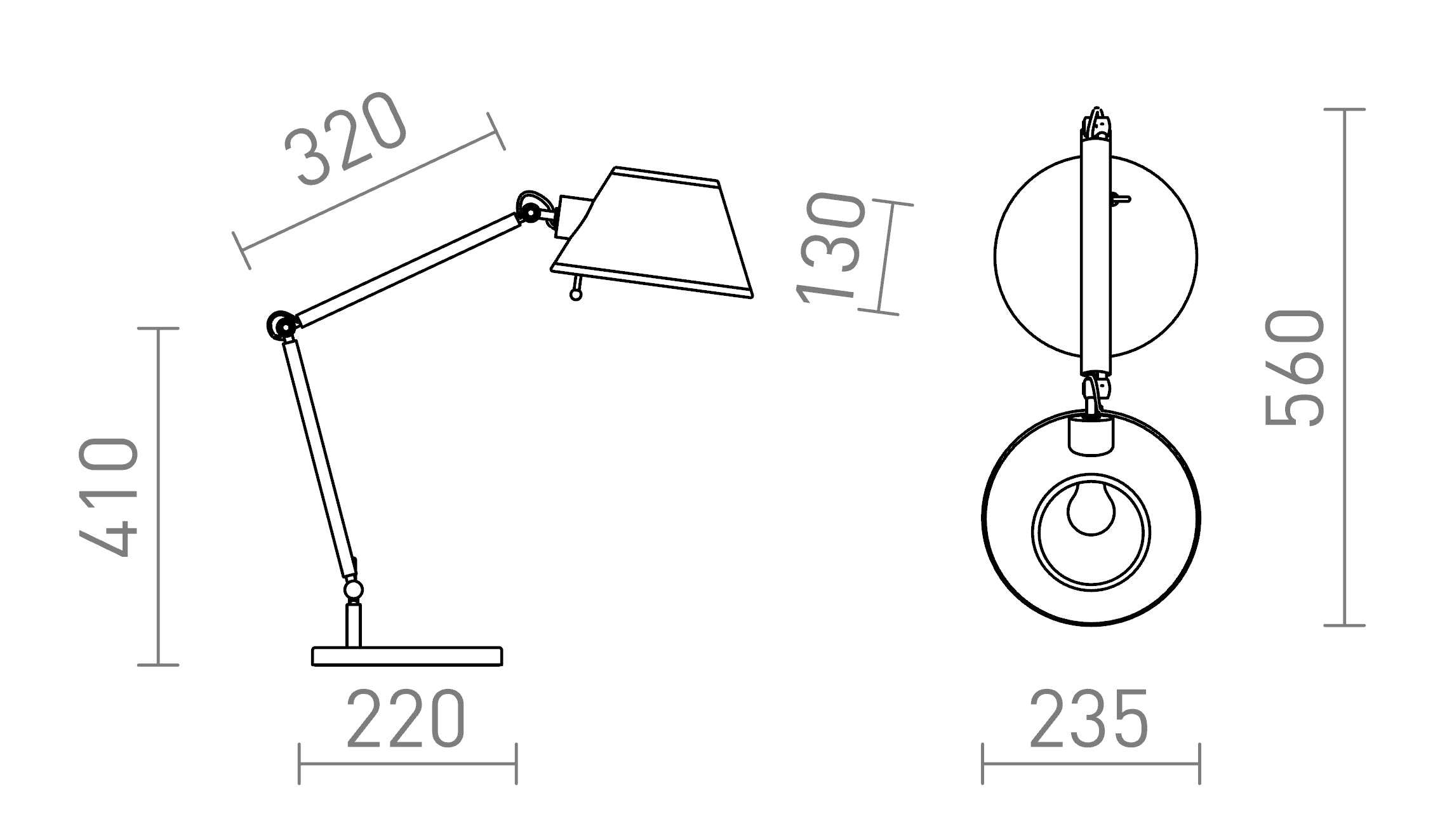 MONTANA TABLE - Product sketch