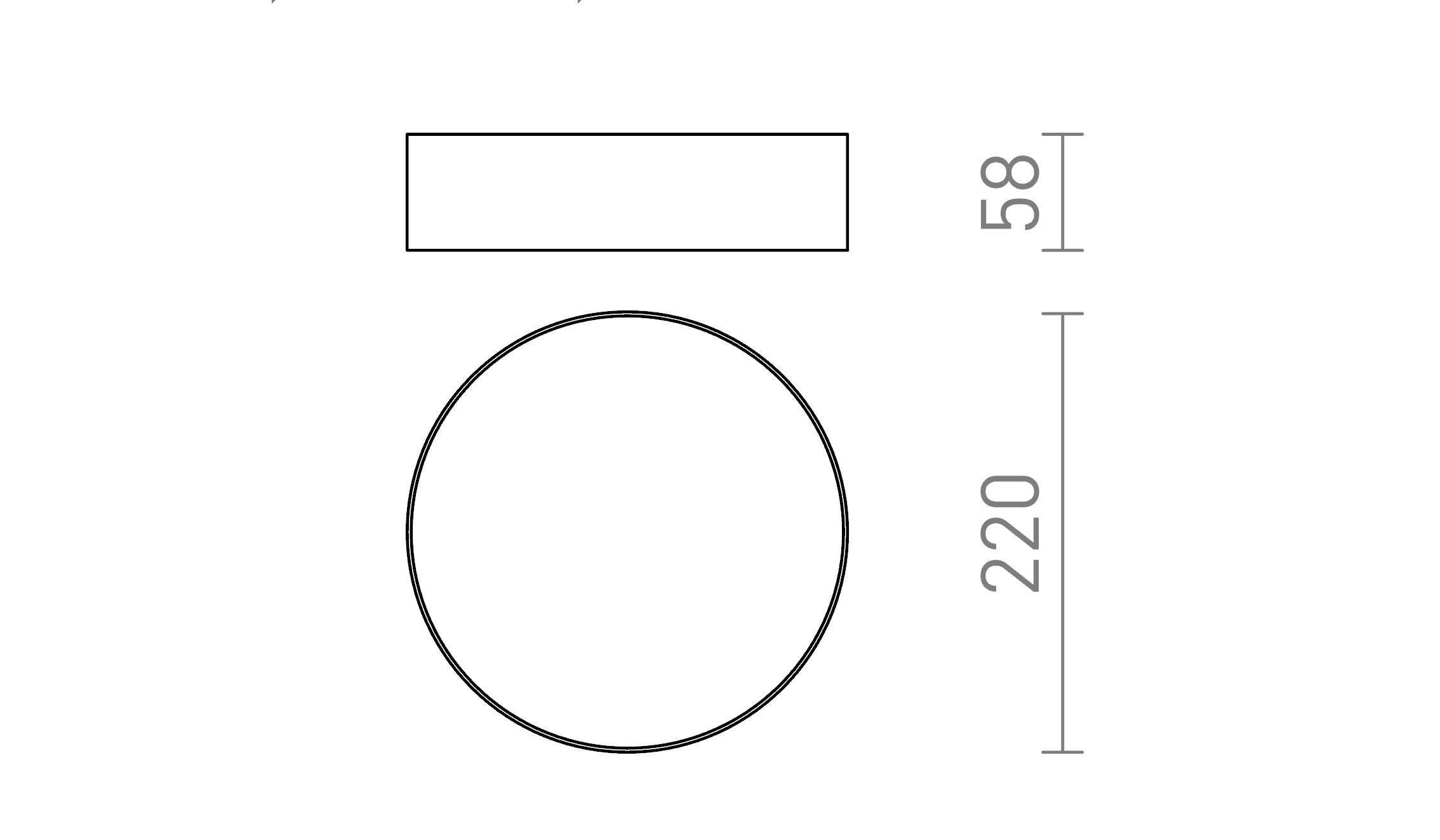 LARISA R 22 CEILING - Product sketch