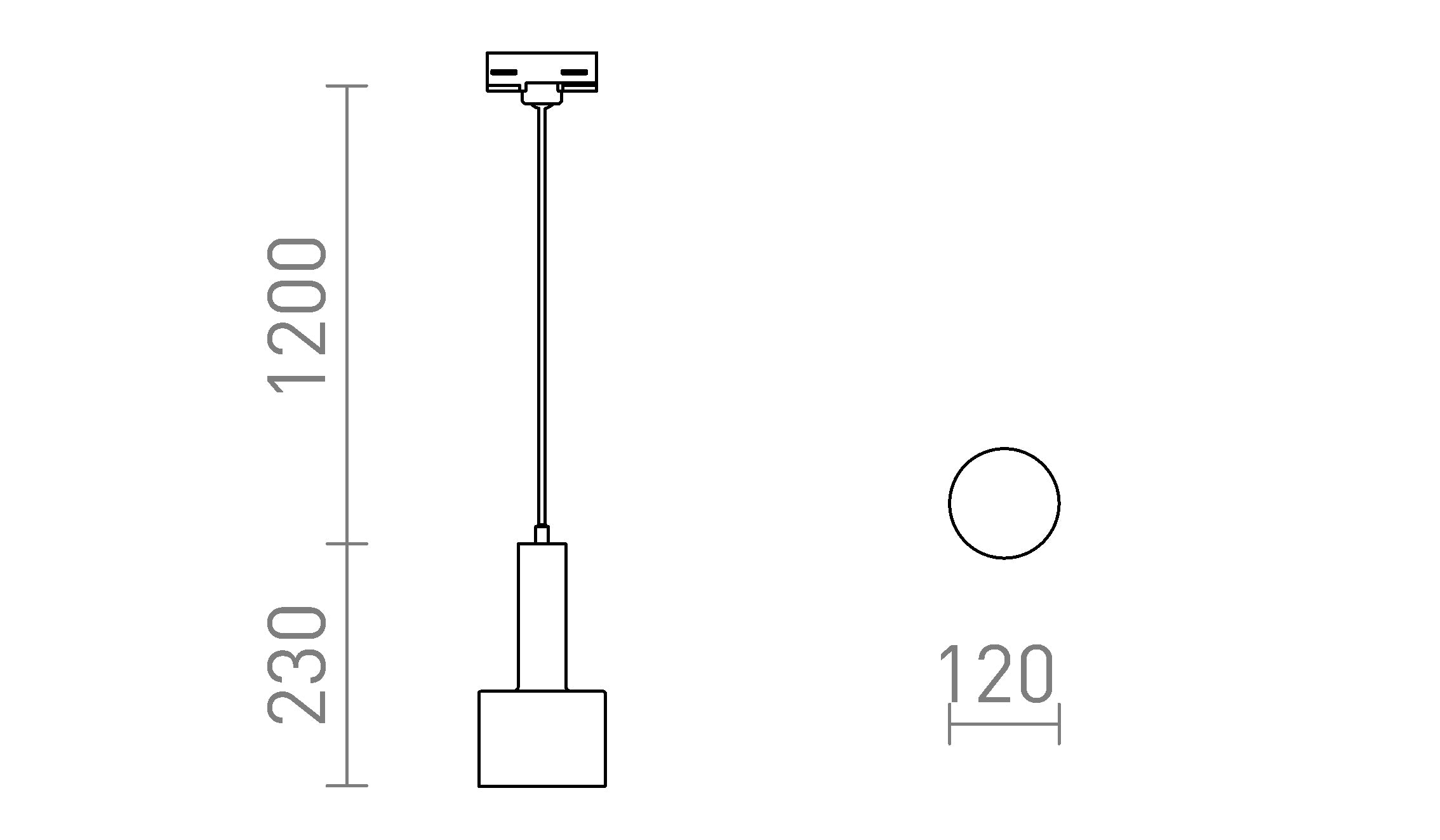 GIULIA 12 FOR 3-CIRCUIT TRACKS - Product sketch
