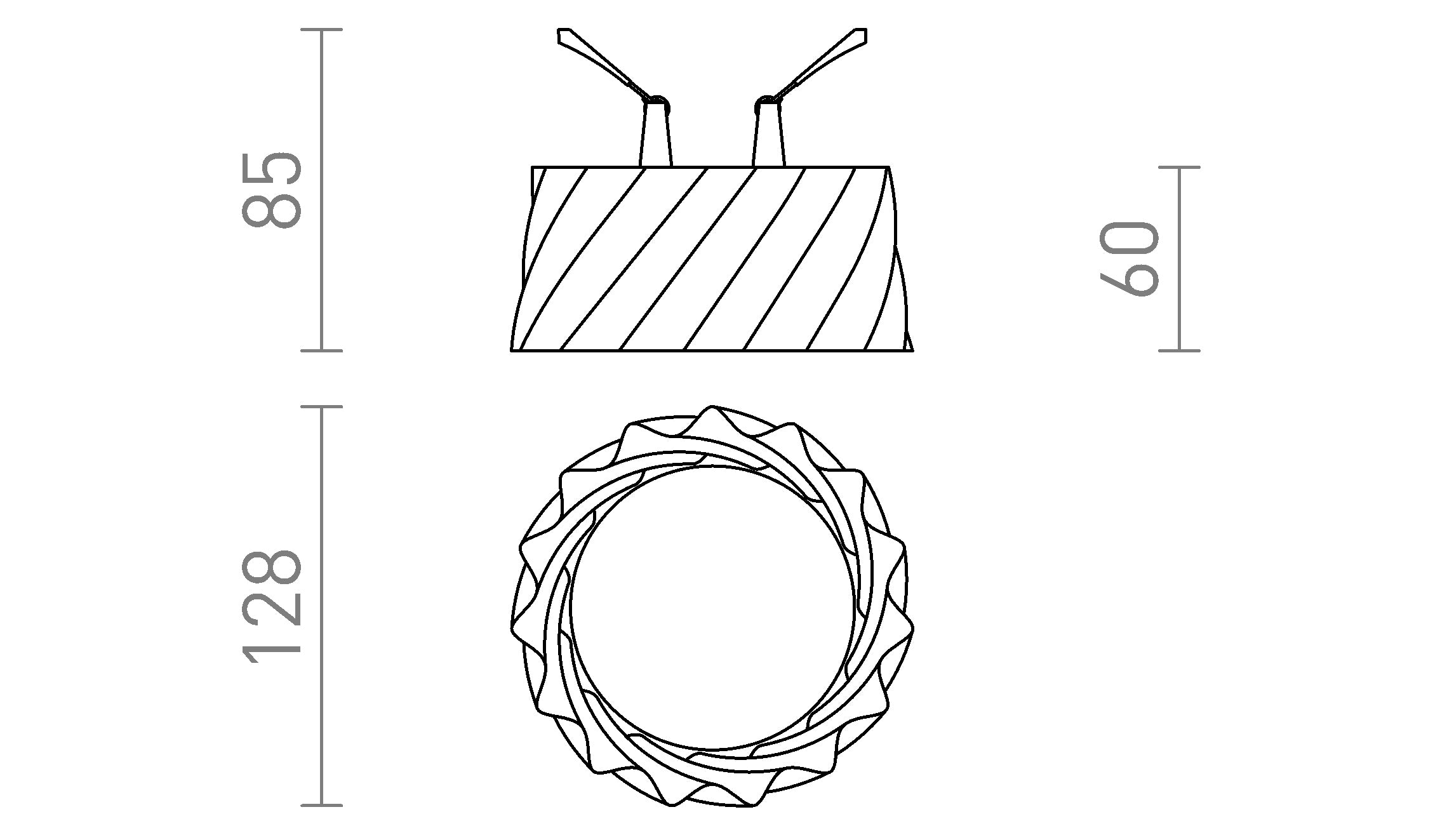 MARENGA RW2 60 - Product sketch