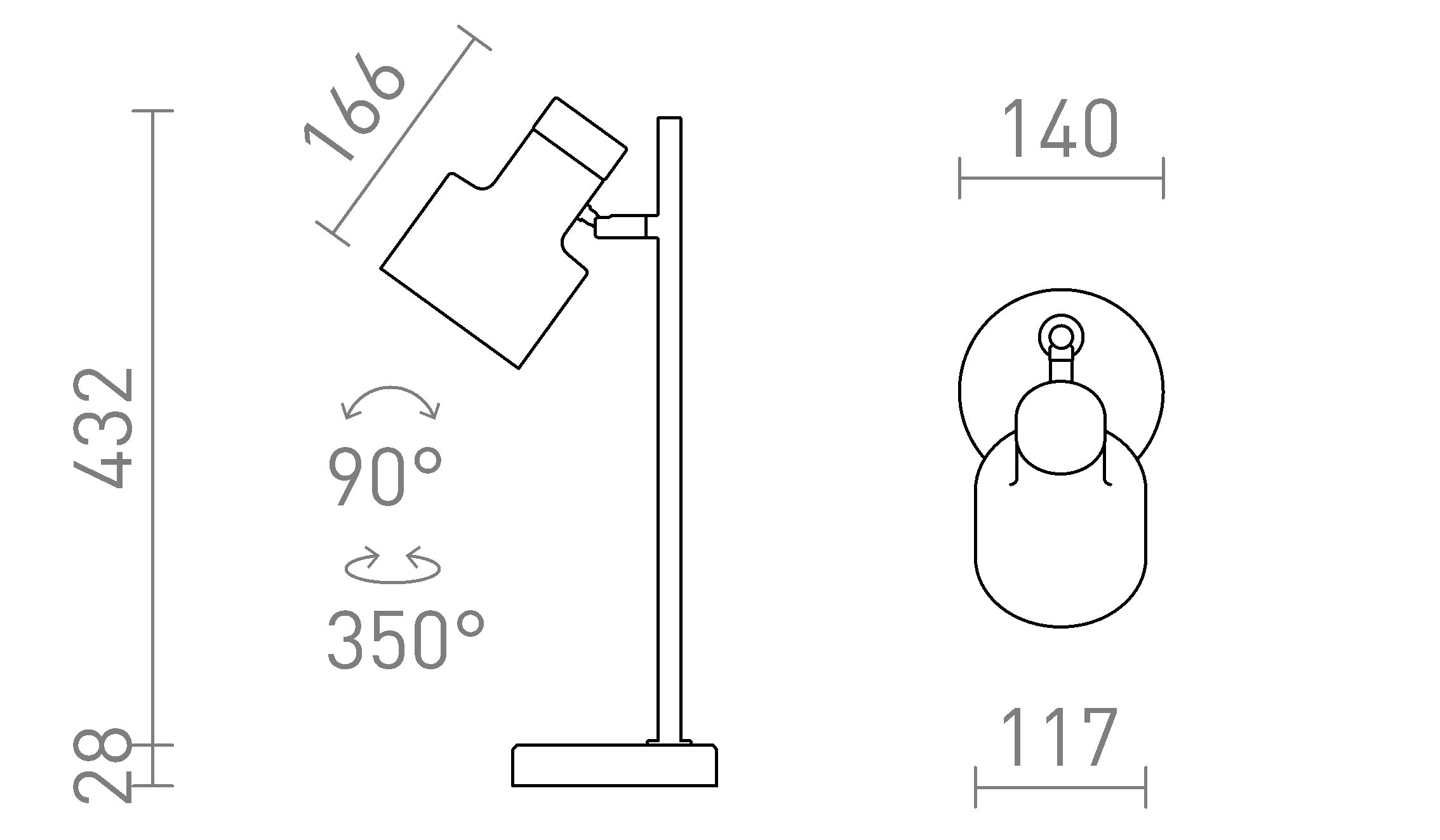 DIVINA TABLE - Product sketch
