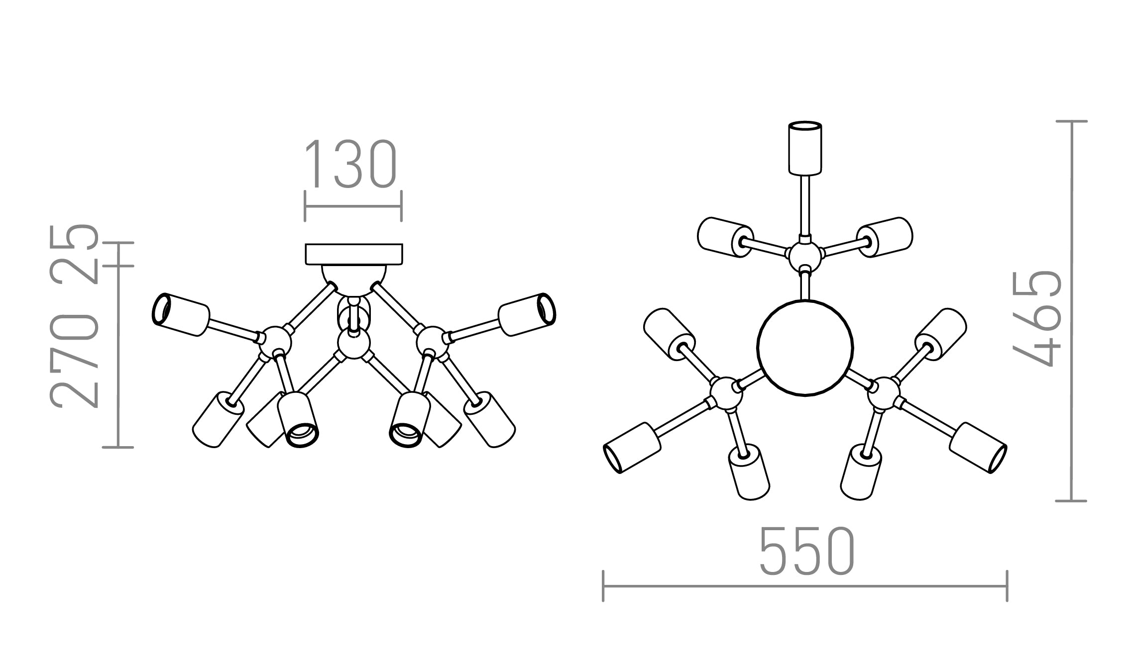 ARTEMIA CEILING - Product sketch