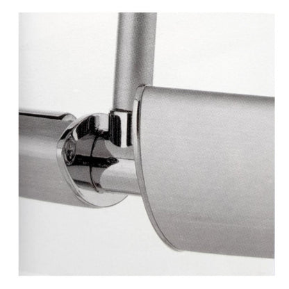 RENDL Outlet CRICKET II surface mounted  brushed aluminum/chrome 230V G9 2x5W PAR010 2