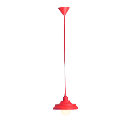 RENDL Outlet AMICI silicone pendant red  230V E27 42W R10619 8