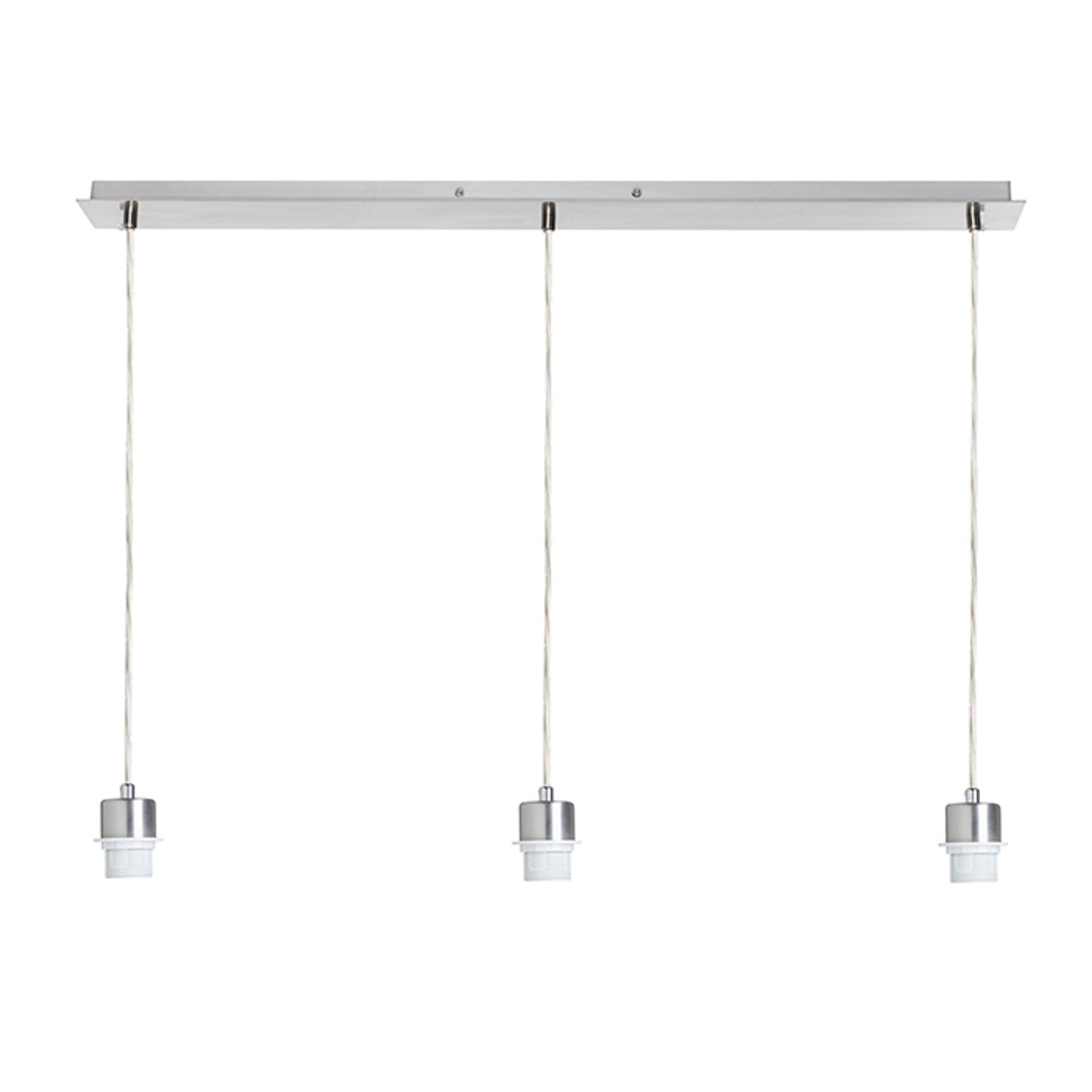 RENDL shades, shade bases, pendent sets MORE 80 pendant ceiling base  chrome 230V LED E27 3x15W R11777 1