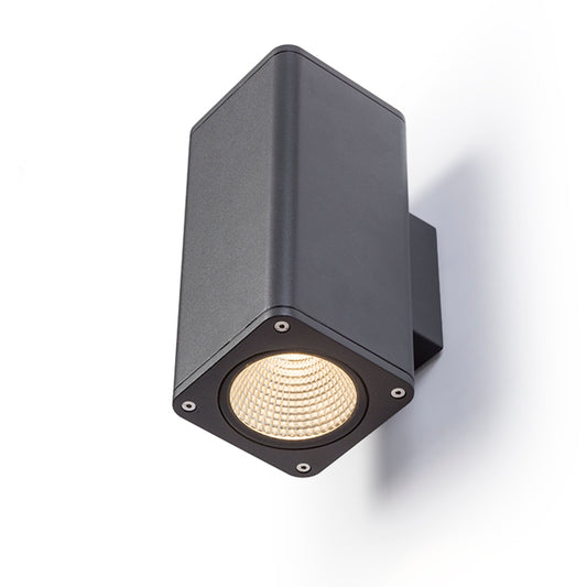 RENDL outdoor lamp MIZZI SQ II wall anthracite grey  230V LED 2x12W 46° IP54  3000K R11965 1