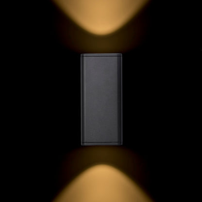 RENDL outdoor lamp MIZZI SQ II wall anthracite grey  230V LED 2x12W 46° IP54  3000K R11965 3
