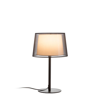 RENDL table lamp ESPLANADE table transparent black/white chrome 230V LED E27 15W R12484 8