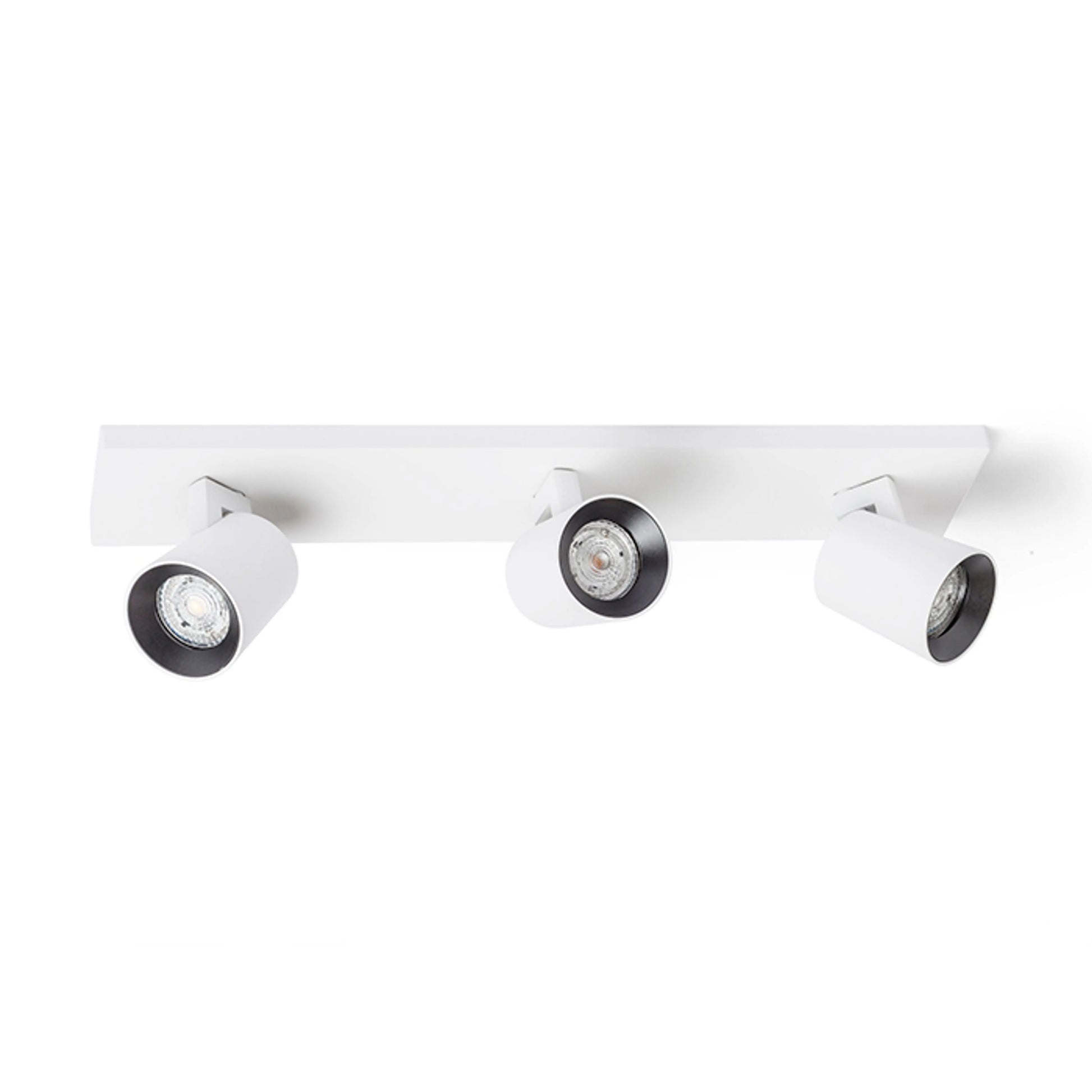 RENDL spotlight KENNY III surface mounted white/black  230V LED GU10 3x8W R12918 1