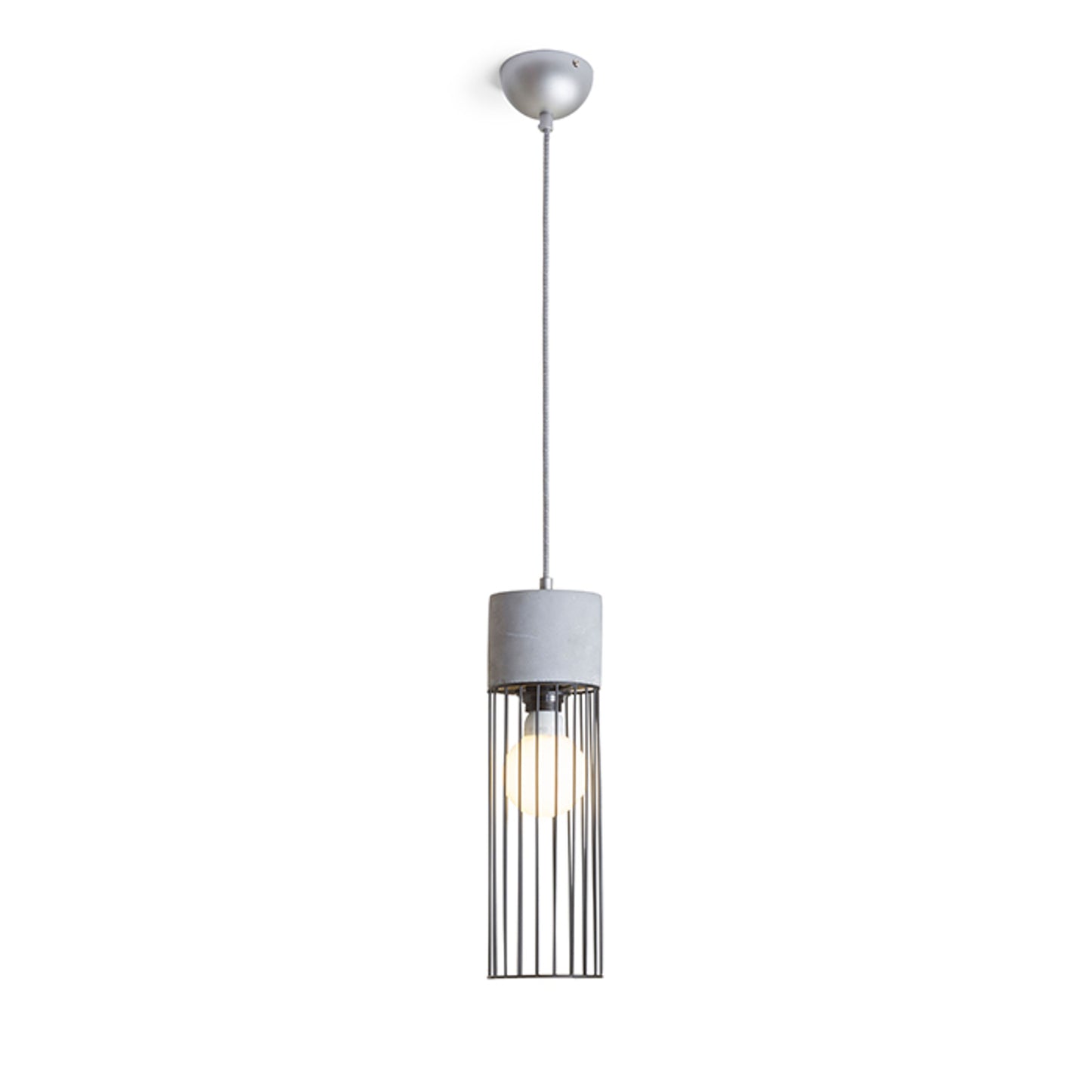 RENDL pendant lamp BURTON pendant  concrete 230V LED E27 11W R12931 5