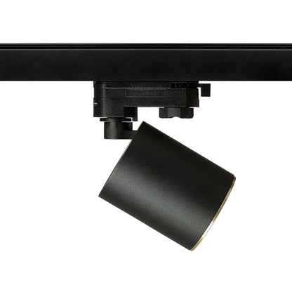 RENDL 3-circuit track system DARIO for 3-circuit tracks black brushed brass 230V LED GU10 9W R13874 6