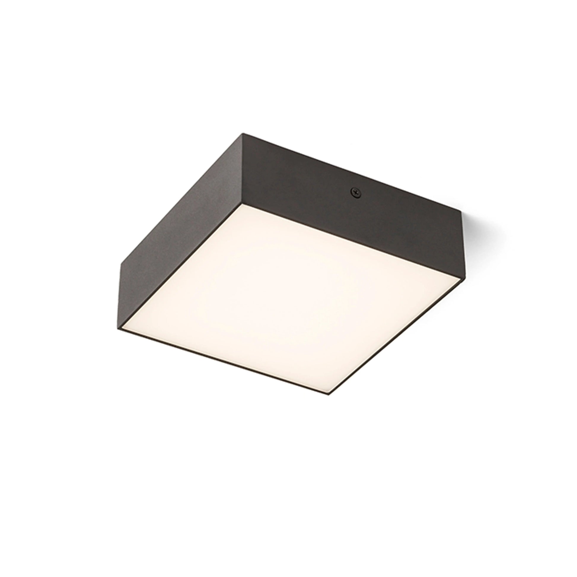 RENDL surface mounted lamp LARISA SQ 17 DIMM ceiling black 230V LED 15W 3000K R13938 1