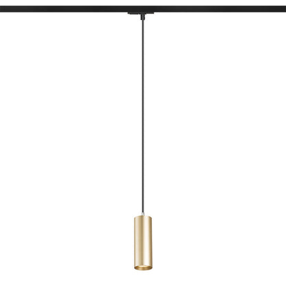 RENDL 1-circuit track system MAVRO for 1-circuit tracks pendant gold 230V LED 12W 38° 3000K R13981 2