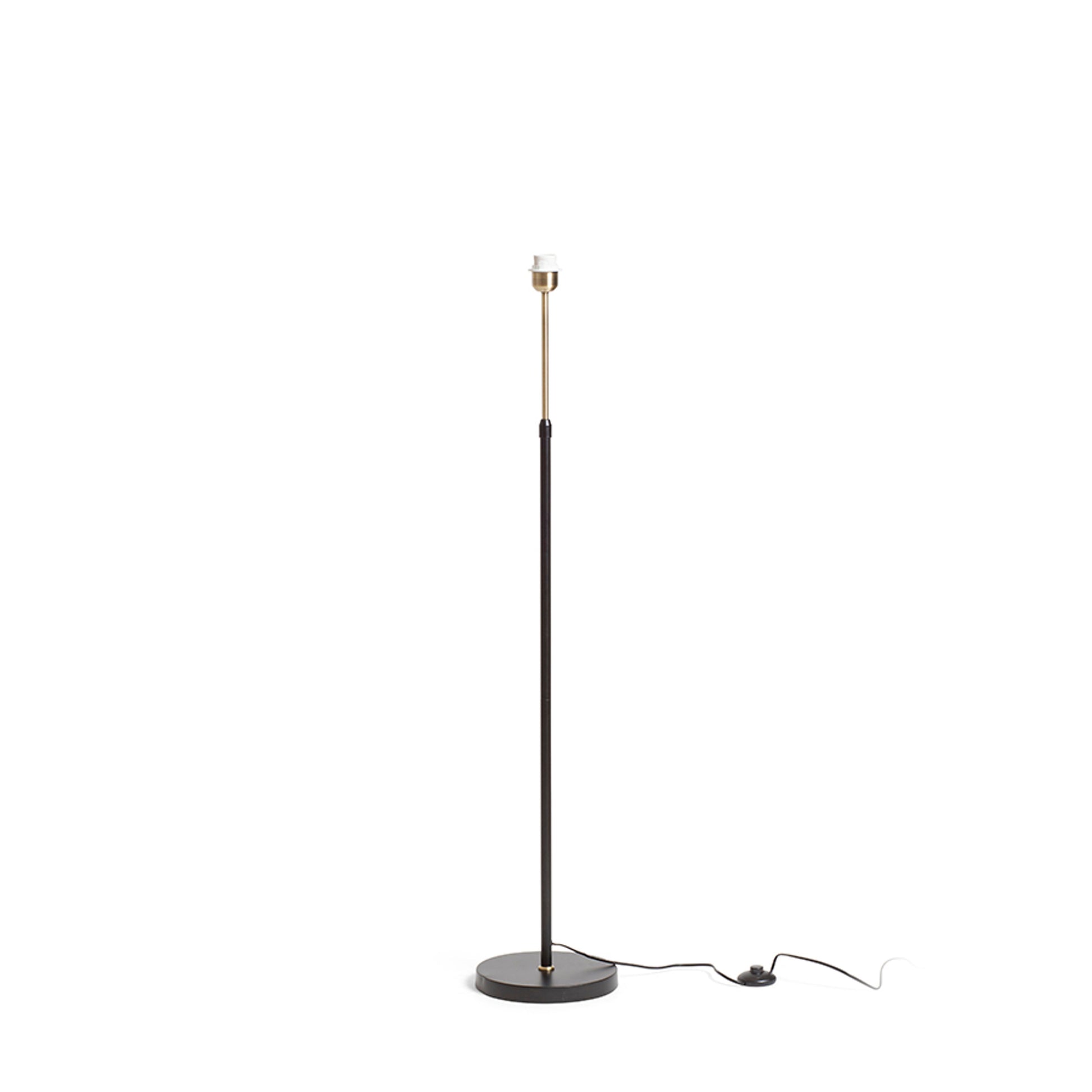 RENDL shades, shade bases, pendent sets EMMETT floor base black old brass 230V LED E27 15W R14118 1
