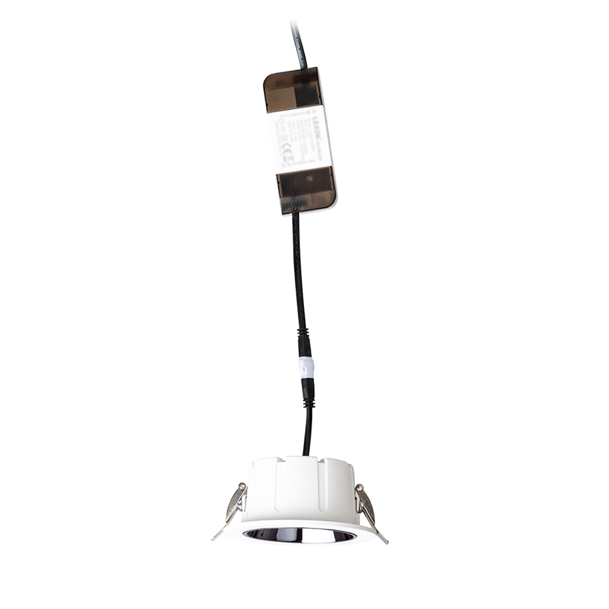 RENDL recessed light ANSEL recessed white black chrome 230V LED 12W 60°  3000K R14238 4