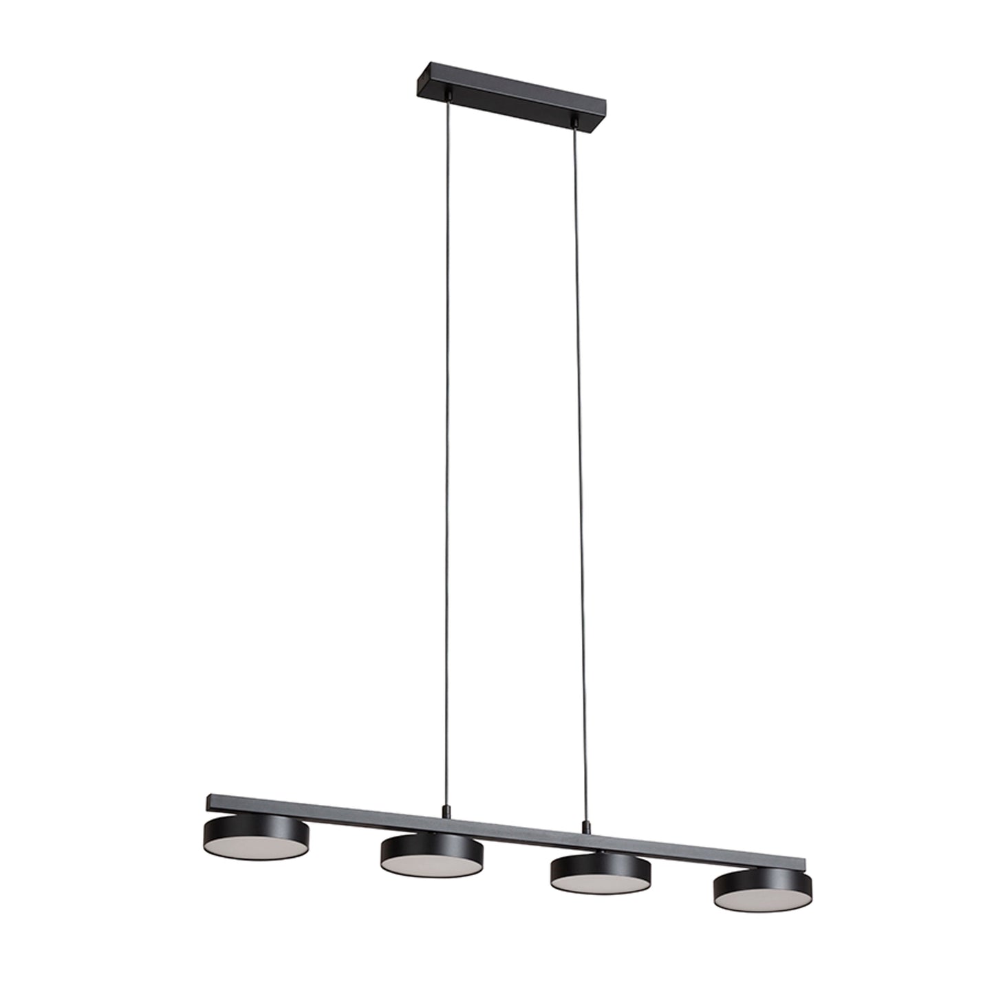 RENDL pendant lamp ARETHA IV pendant black  230V LED 4x12W  3000K R14424 1