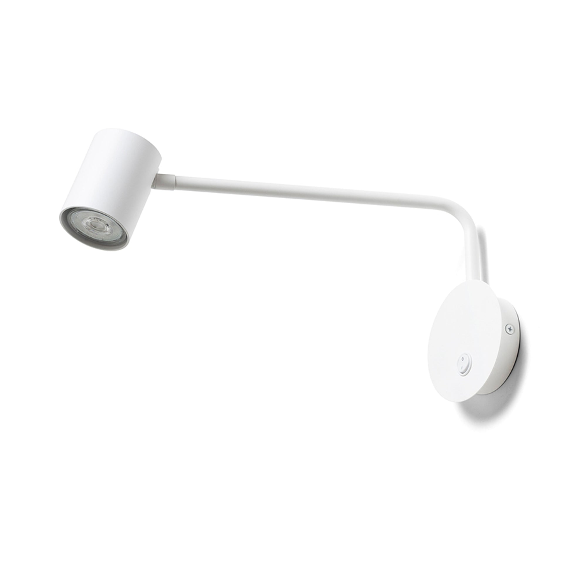 RENDL spotlight FILIP on an arm white 230V LED GU10 5W R14485 7