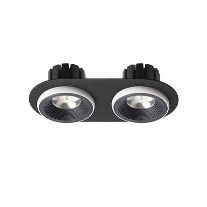 RENDL recessed light SHARM R II recessed black/white 230V LED 2x10W 24° 3000K R14573 2