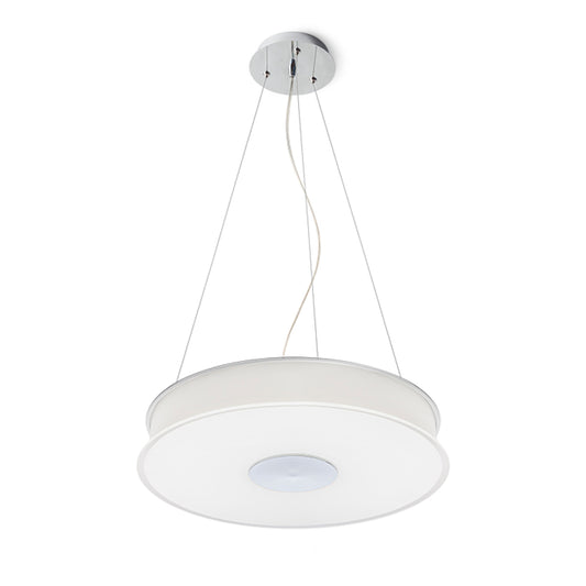 RENDL pendant lamp ASTERI LED pendant satinated glass/chrome 230V LED 35W 3000K R14620 1
